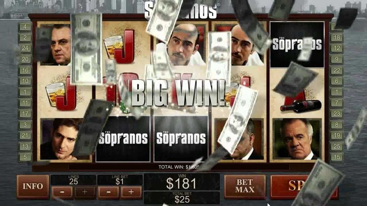 The Sopranos slot machine