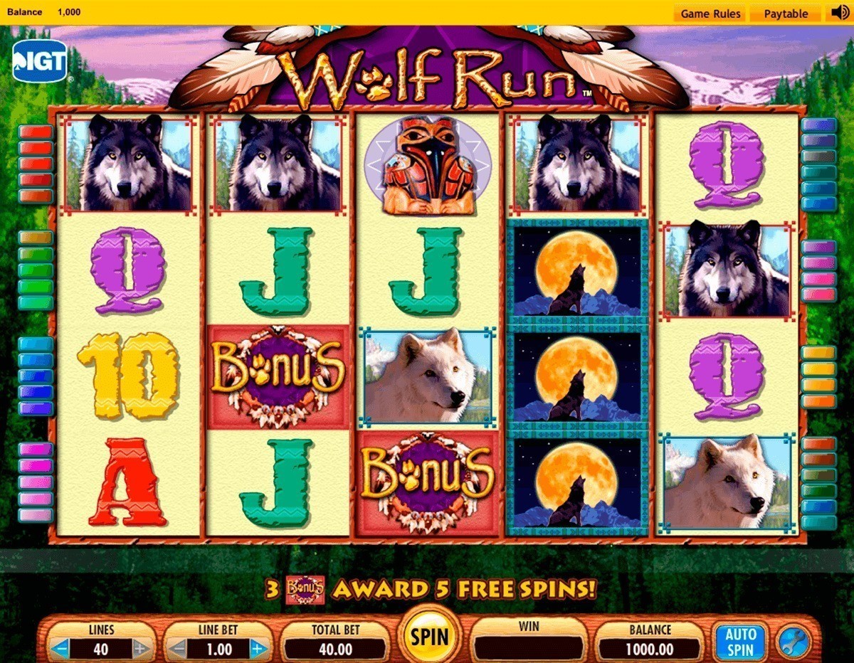 Wolf Run slots for money