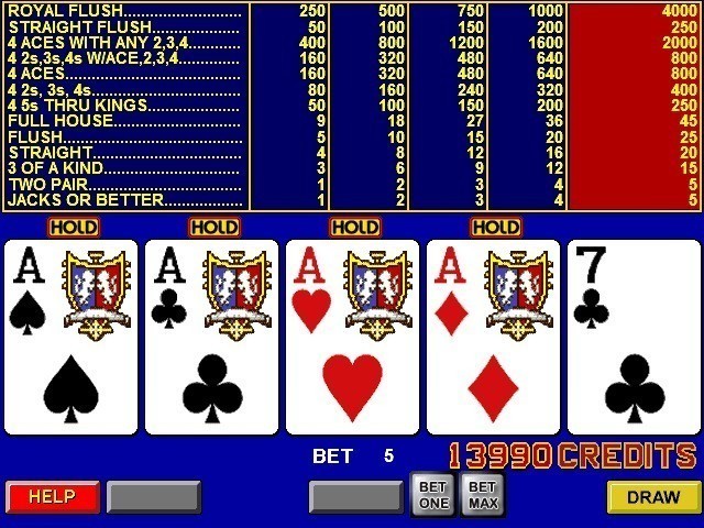 Video Poker online